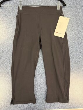 lululemon athletica Kids Black Cropped Athletic Leggings